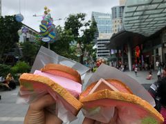 香芋冰淇淋-詹爷爷乌节路街头冰淇淋