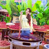 在花海里吃火锅是一种什么体验⁉