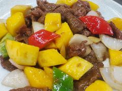 水仙芒果牛肉-园里前·10年私厨·福建菜(台江万达鳌峰洲店)