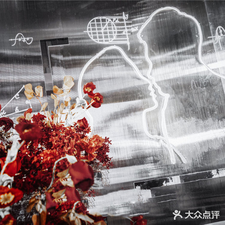 红白搭配现代简约婚礼💒