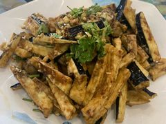 茄子拌蛏子-华圆美食-老蓬莱菜(蓬港路店)