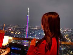 景观位-广州柏悦酒店·悦吧·顶楼露天酒吧