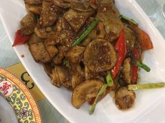 鹅肝酱炒杏鲍菇-烤肉季饭庄