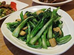 豆豉鲮鱼油麦菜-李记潮汕砂锅粥(营福路店)