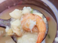 扇贝虾粥-伙头记潮汕海鲜砂锅粥(平澜路店)