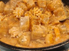 三鲜焖子-大连湾旭日·家宴·海肠捞饭(马栏广场店)