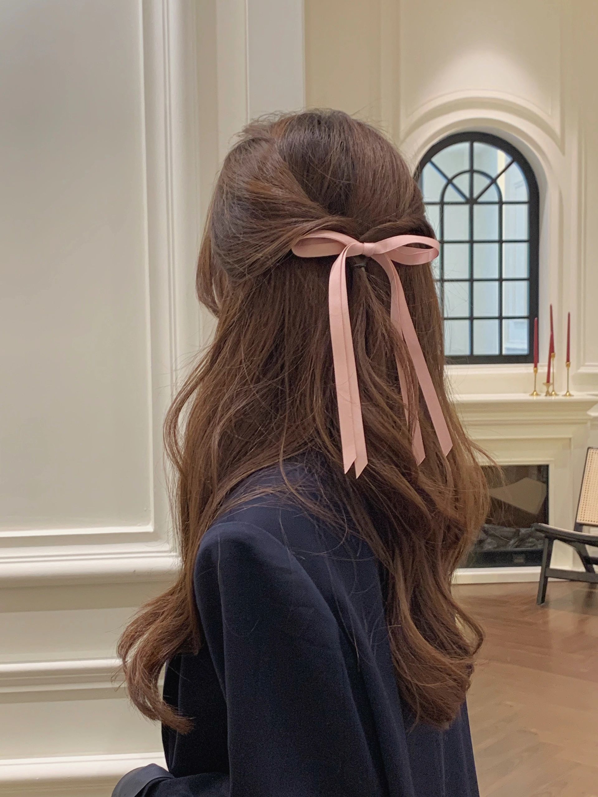 芭蕾风丝带发是真的好看啦!