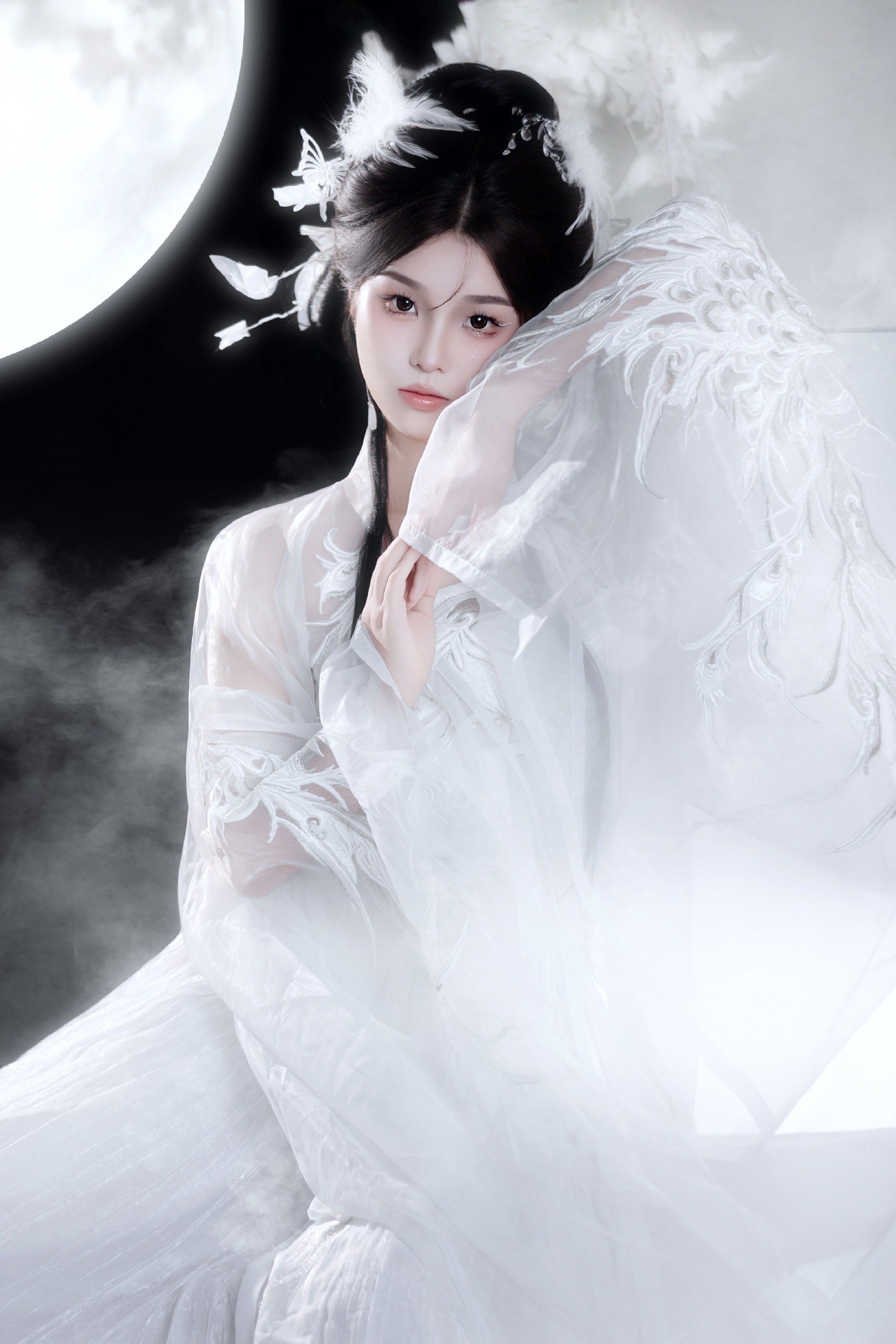 汉服 古装 清冷感