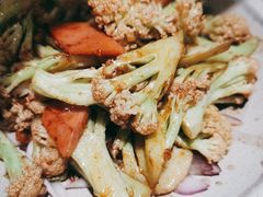 干锅有机菜花-宽鲜锅贴家常菜(永旺东部购物中心香港中路店)