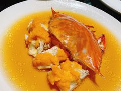 鸡油清汤蒸母梭蟹-甄御•海鲜新青岛菜(麦岛店)