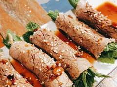 薄荷牛肉卷-滇越乘象云南餐厅(豆各庄店)