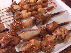 红柳枝烤羊肉串-红柳枝滩羊烧烤·银川非遗
