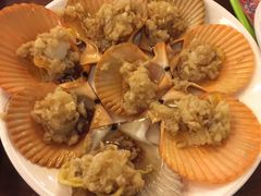 蒜蓉粉丝蒸扇贝-海口骑楼小吃街