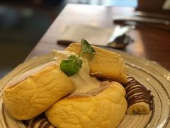 榛果巧克力奶油芝士舒芙蕾松饼-UPPER KITCHEN(延安路店)