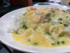 虾仁滑蛋饭-锦园春香港茶餐厅(西海湾旗舰店)