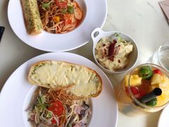 奶油蘑菇培根烩面-tato