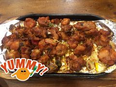 料理烤老味道鸡块-老东镇啤酒屋海鲜加工·蒸汽海鲜·海鲜烧烤(台东店)