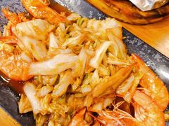 大虾烧白菜-老东镇啤酒屋海鲜加工·蒸汽海鲜·海鲜烧烤(台东店)