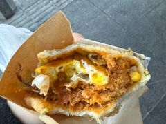 -小红车炸蛋葱油饼