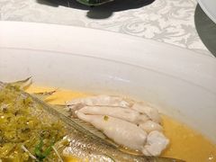 雪菜蒸野生大黄鱼-麟1929(外滩店)