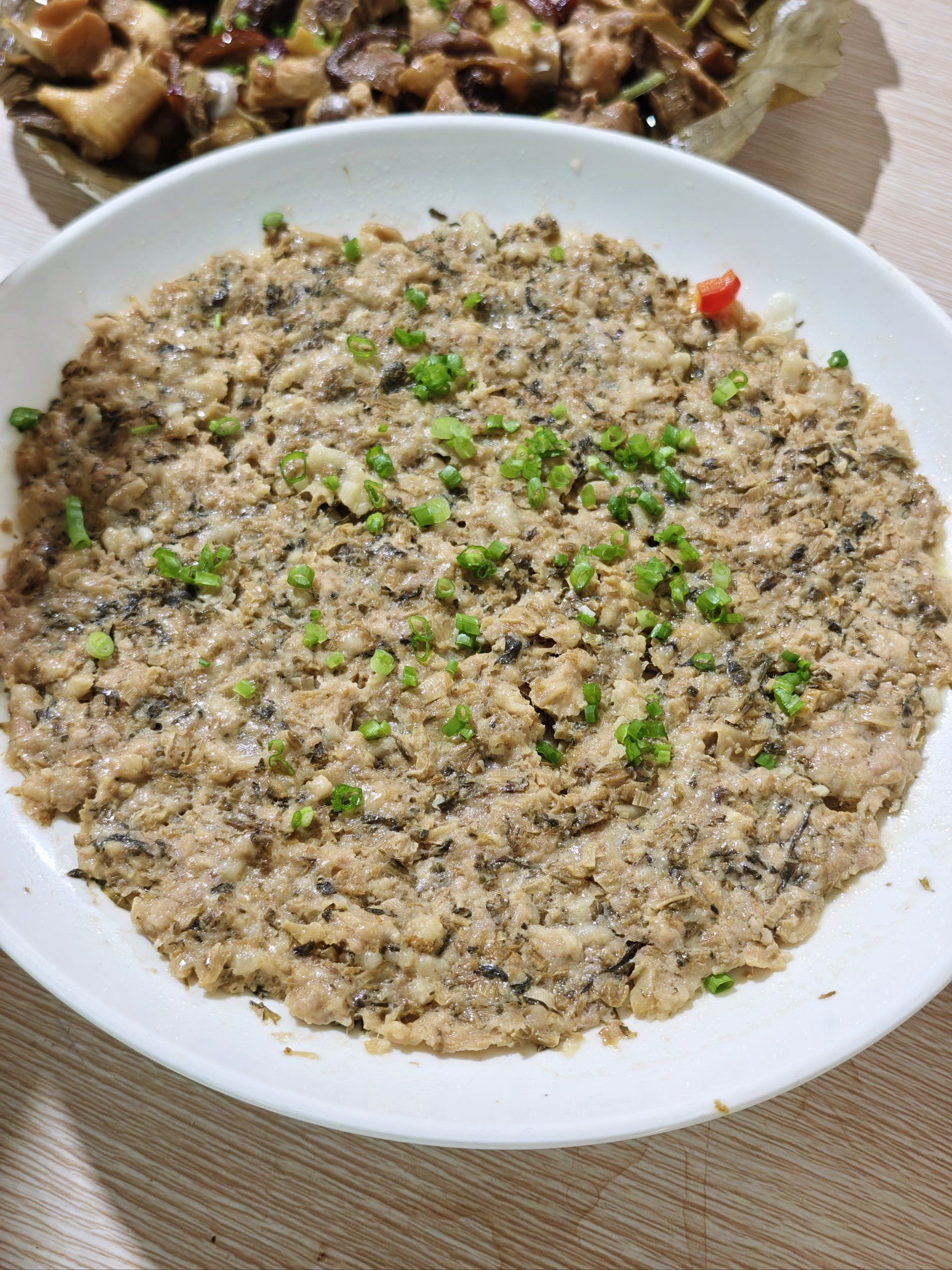 五星级大厨教做菜——梅菜蒸肉饼