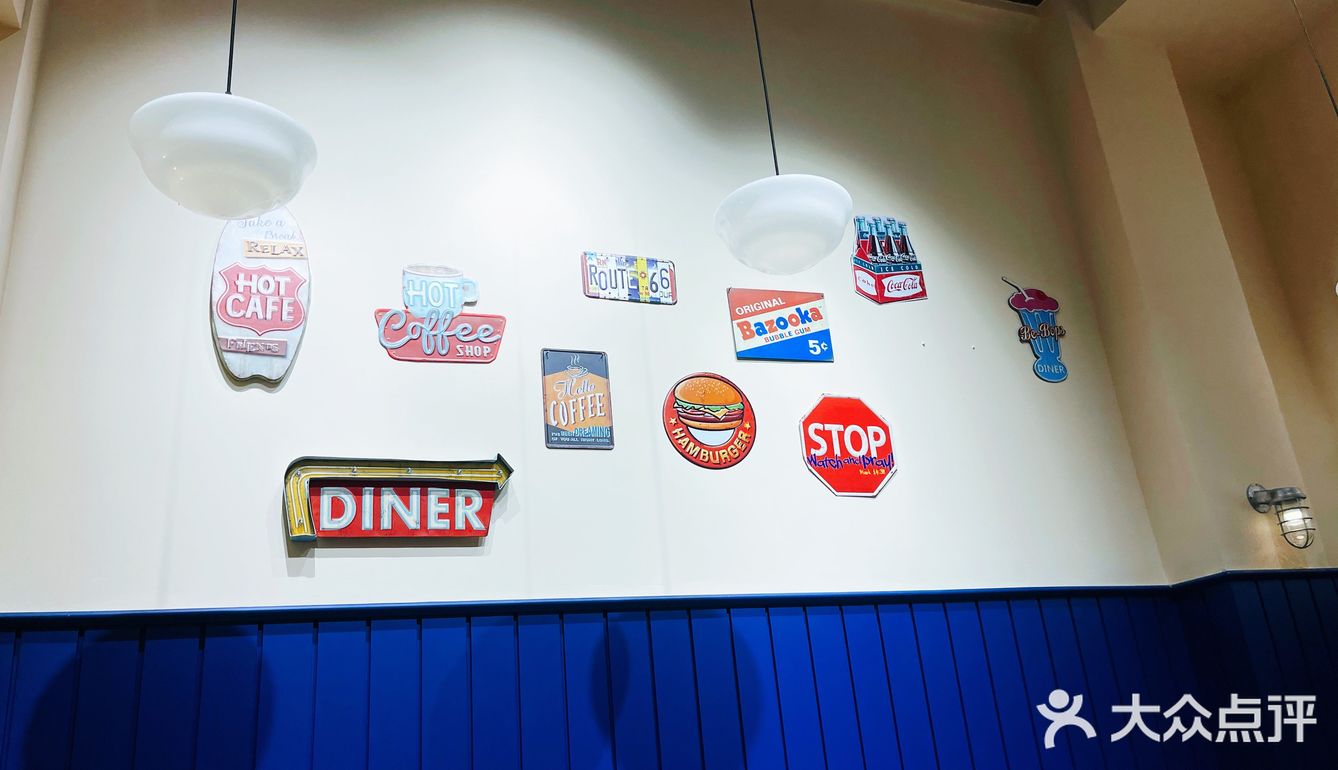 打卡新店🍔美式汉堡➕咖啡☕️店‼