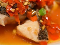 老坛剁椒蒸鲜活鱼头-北方家宴(番禺永旺店)