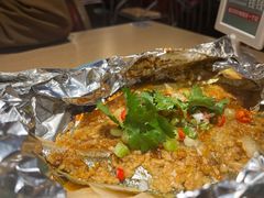 锡纸大黄花-街角等你.大连海鲜烧烤.经典铁板海鲜串(西安路店)