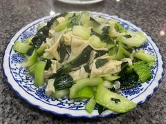 青菜炒腐皮-天台徐家小吃