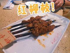 红柳枝烤羊肉串-红柳枝滩羊烧烤·银川非遗