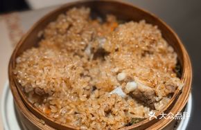 Stewed Spare Ribs with Glutinous Rice and Sweet Potato