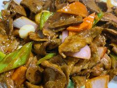 腊八蒜烧鲜肝-金龙阁清真饭店