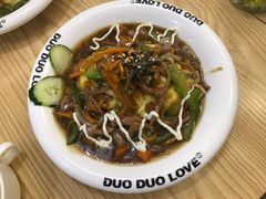 黑椒牛肉蛋包饭-天天多多乐(禾祥店)
