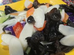 木耳炒淮山-阿纳苏西域餐厅(新秀店)