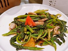 橄榄油爆芥兰蘑-天和晟烤鸭店(玉泉西街店)
