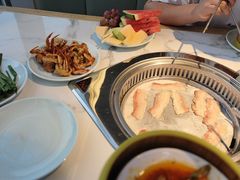 -绿岛港轩海鲜烤肉涮锅自助餐厅