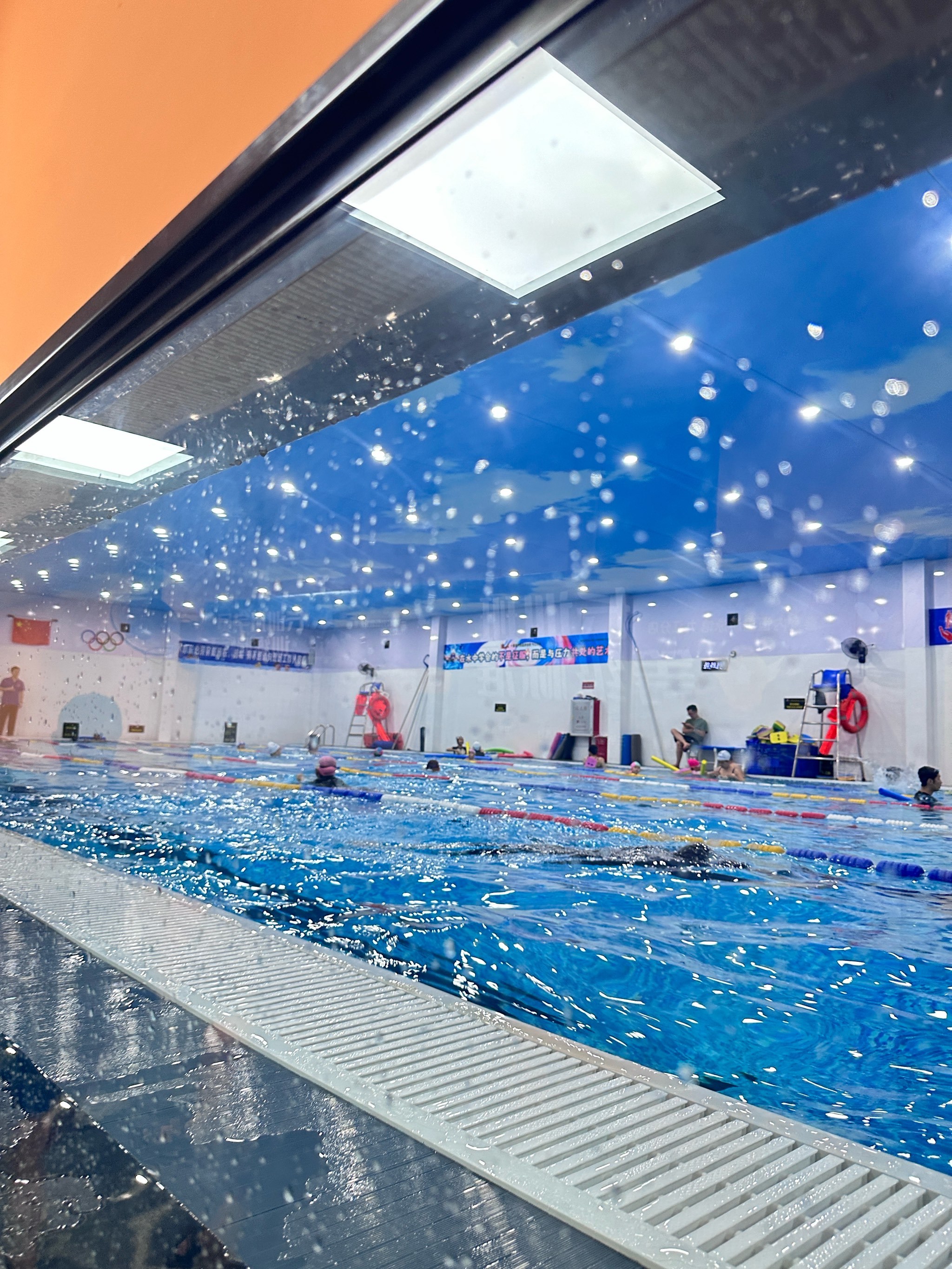 九江新开的室内游泳池 水质干净