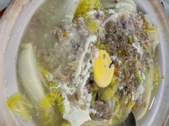 上汤窝蛋肉碎浸时蔬-海宝酒家(中山四路店)