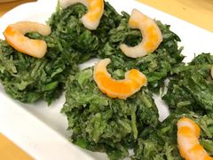 捞汁鲜虾豌豆尖-功德林素菜饭庄(前门店)