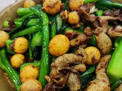 菜心炒鸡杂-竹溪百福酒家(同和店)