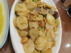 海鲜炒年糕-洲晓鲜·舟山海鲜大排档(朱家尖风景区店)