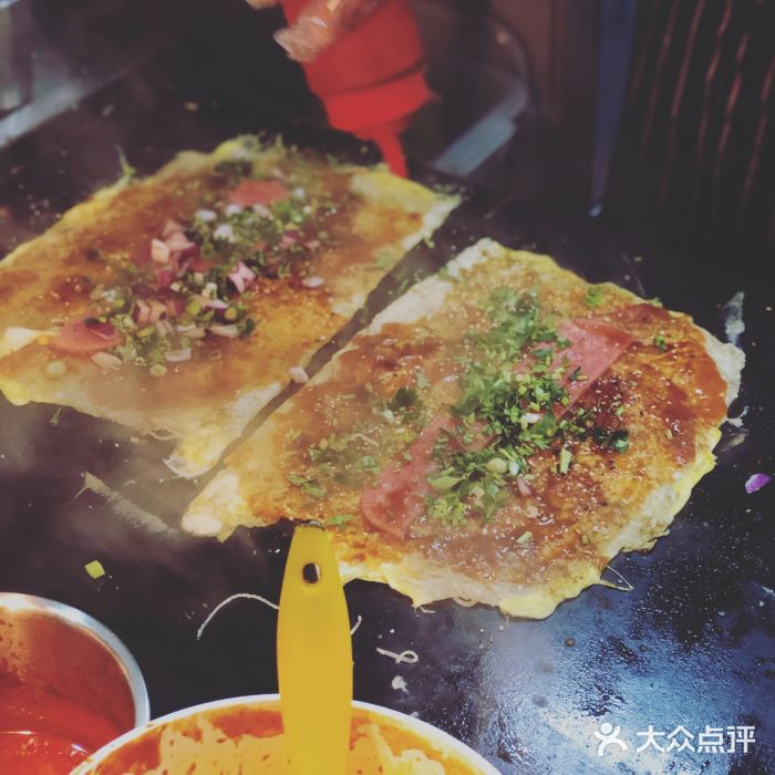 交通大学夜市烤冷面图片