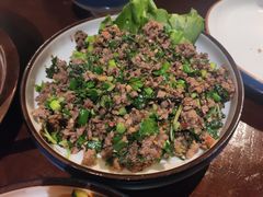 薄荷炝炒牛肉沫-觅山云南菜(泊富ICITY店)