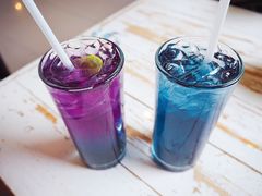 -蝶豆花蓝面条