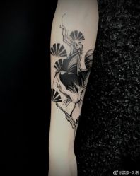 blackwork-黑旗纹身