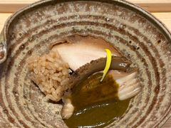 矶煮鲍鱼配鲍鱼肝酱-小十Omakase(地王大厦店)