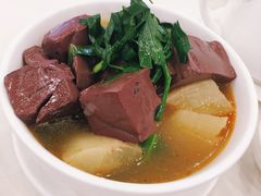 韭菜萝卜浸猪红-金河半岛园林酒家(金融城店)