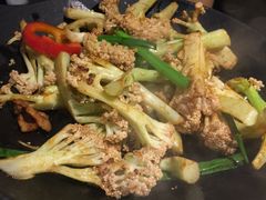 干锅有机花菜-老头儿油爆虾·知味杭州(爱琴海购物中心)