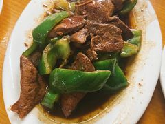 青椒炒猪肝-台湾风味小吃(长乐店)