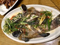 葱油石斑鱼-潮中人·潮州菜(益乐路店)